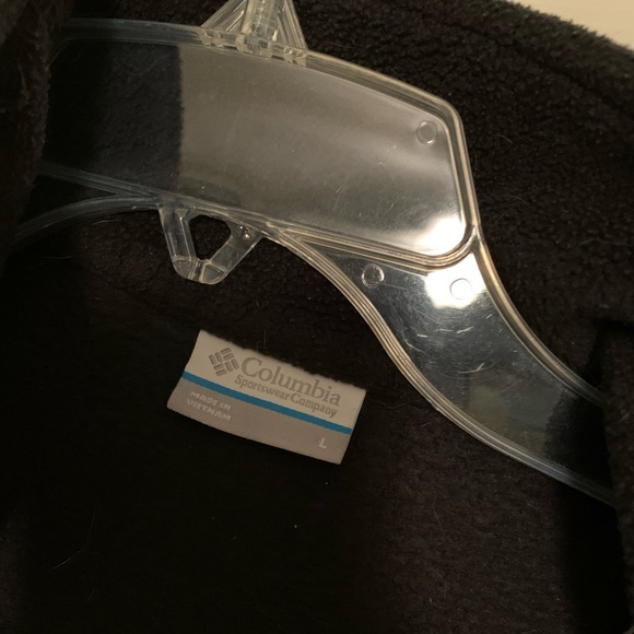 Columbia Men’s Black Fleece Vest Large - Picture 3 of 3